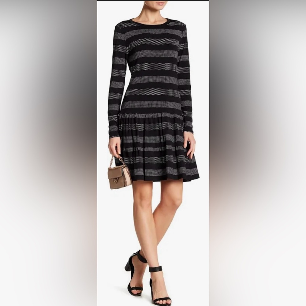 Michael Kors Striped Dot T-Shirt Dress